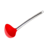 Concha Com Cabo Aço Inox e Ponta de Silicone 30cm